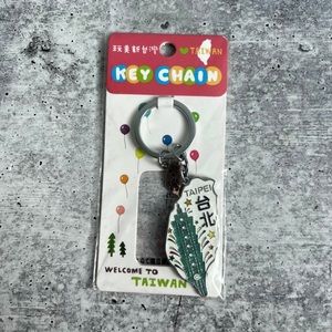 Taiwan Map & Taipei 101 Keychain